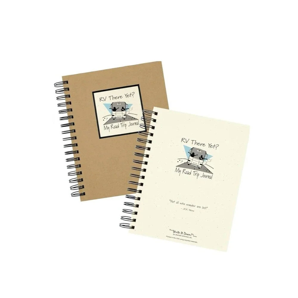 RV There Yet Write it Down Guided Road Trip Journal NWT